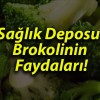 Sağlık Deposu Brokolinin Faydaları!