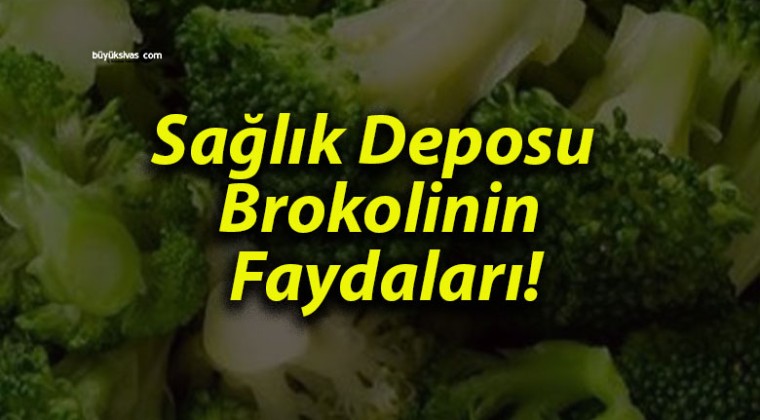 Sağlık Deposu Brokolinin Faydaları!