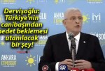 Dervişoğlu: Türkiye’nin canibaşından medet beklemesi utanılacak bir şey!