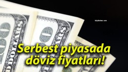 Serbest piyasada döviz fiyatları!