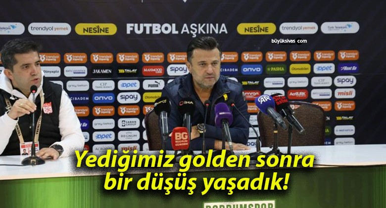 Yediğimiz golden sonra bir düşüş yaşadık!