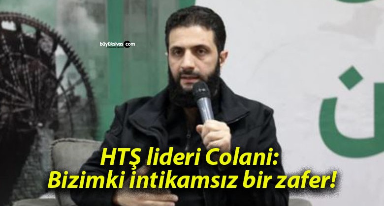 HTŞ lideri Colani: Bizimki intikamsız bir zafer!