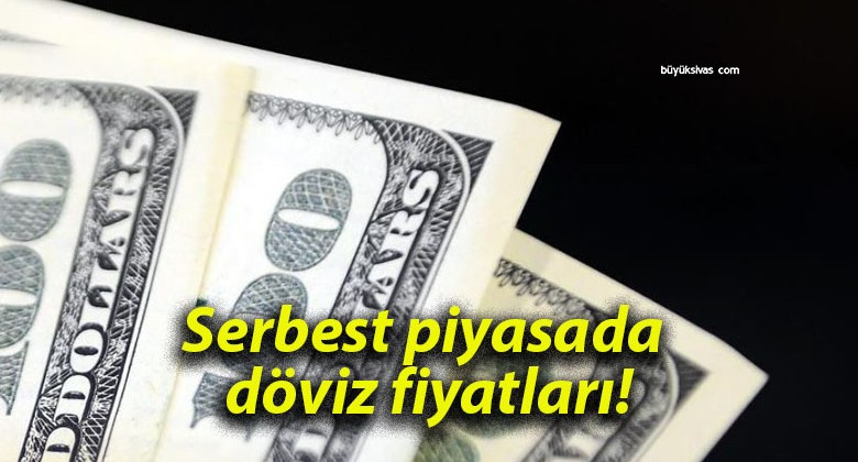 Serbest piyasada döviz fiyatları!