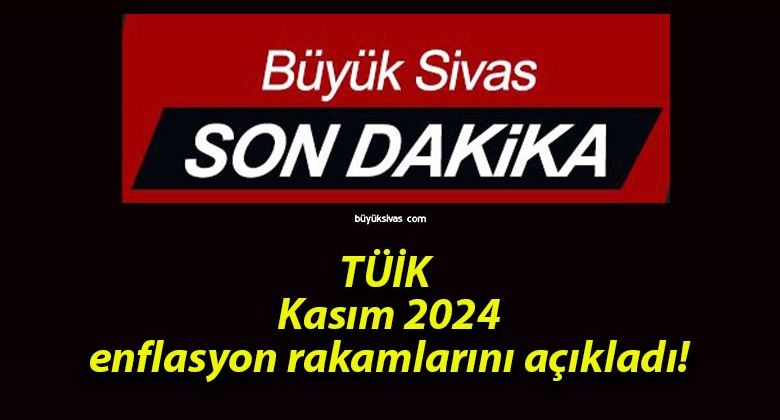 TÜİK Kasım 2024 enflasyon rakamlarını açıkladı!