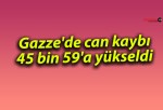 Gazze’de can kaybı 45 bin 59’a yükseldi