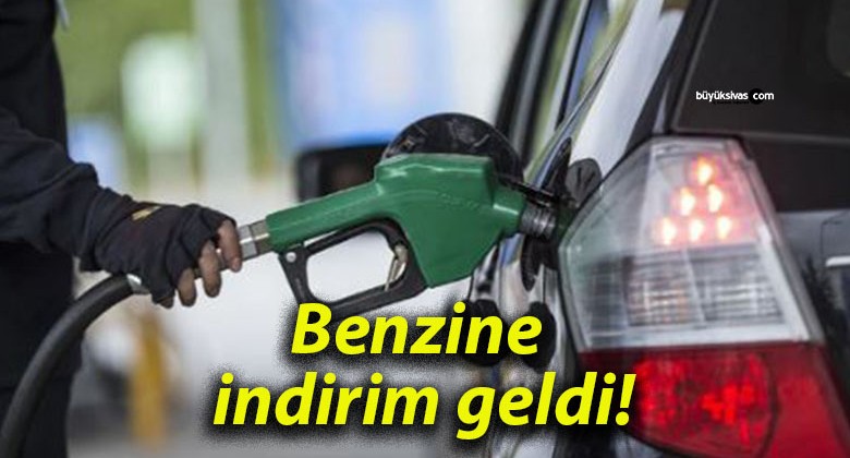 Benzine indirim geldi!