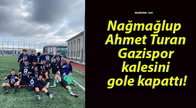 Nağmağlup Ahmet Turan Gazispor kalesini gole kapattı!