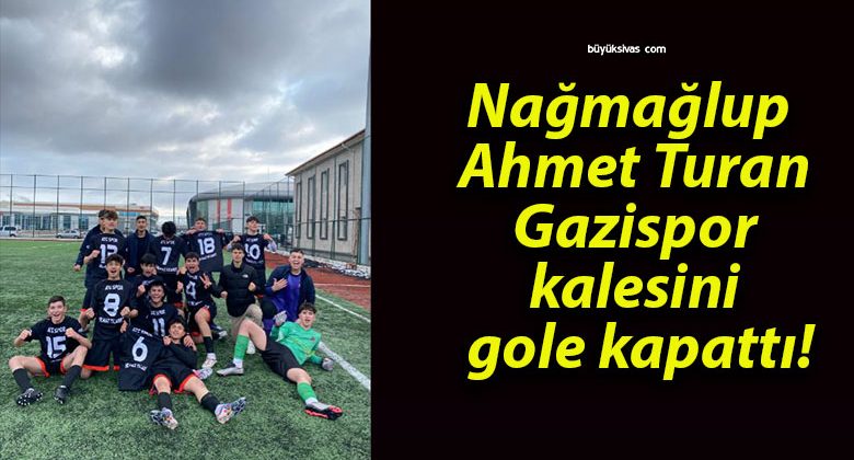 Nağmağlup Ahmet Turan Gazispor kalesini gole kapattı!