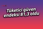 Tüketici güven endeksi 81,3 oldu