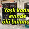 Yaşlı kadın evinde ölü bulundu