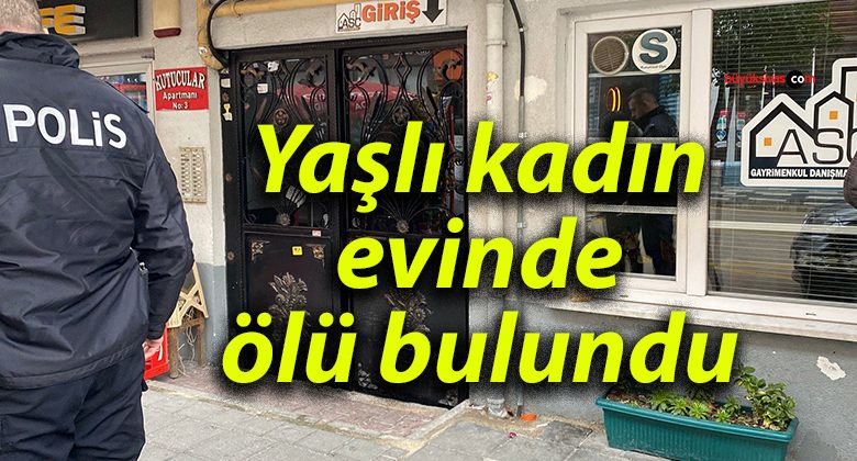 Yaşlı kadın evinde ölü bulundu