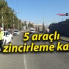 5 araçlı zincirleme kaza