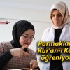 Parmaklarıyla Kur’an-ı Kerim öğreniyorlar