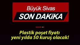 Plastik poşet fiyatı yeni yılda 50 kuruş olacak!