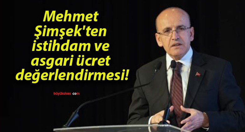 Mehmet Şimşek’ten istihdam ve asgari ücret değerlendirmesi!