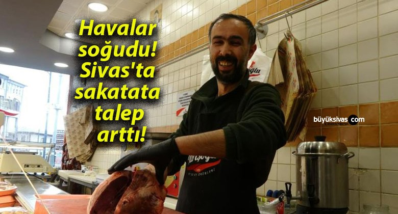 Havalar soğudu! Sivas’ta sakatata talep arttı!