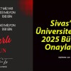 Sivas’ın Üniversitelerine 2025 Bütçesi Onaylandı!