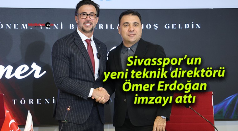 Sivasspor’un yeni teknik direktörü Ömer Erdoğan imzayı attı