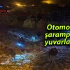 Otomobil şarampole yuvarlandı