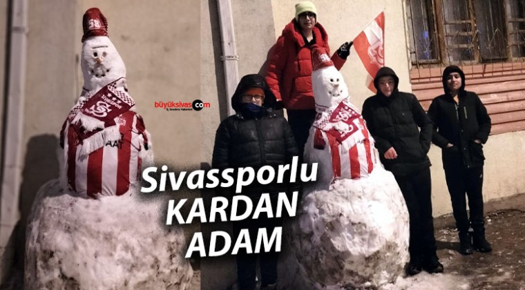 Sivaslı Gençlerden Dev Kardan Adam: Sivasspor’a Özel Jest