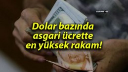 Dolar bazında asgari ücrette en yüksek rakam!