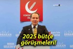 2025 bütçe görüşmeleri!