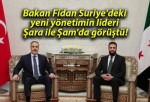 Bakan Fidan Suriye’deki yeni yönetimin lideri Şara ile Şam’da görüştü!