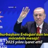 Cumhurbaşkanı Erdoğan’dan terörle mücadele mesajı! 2025 yılını işaret etti!