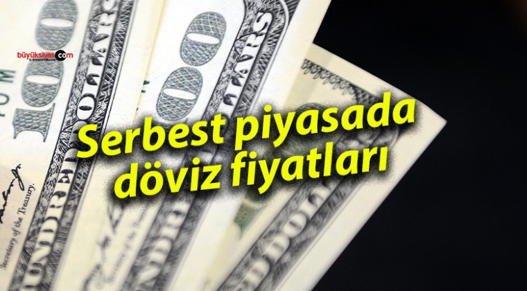 Serbest piyasada döviz fiyatları