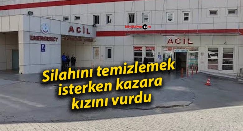 Silahını temizlemek isterken kazara kızını vurdu