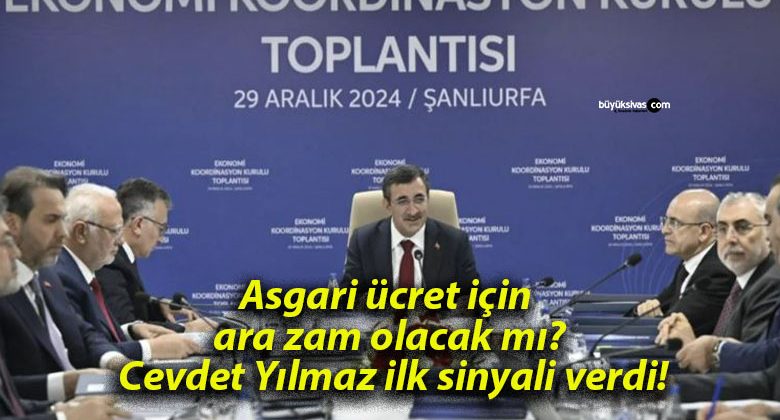 Asgari ücret için ara zam olacak mı? Cevdet Yılmaz ilk sinyali verdi!