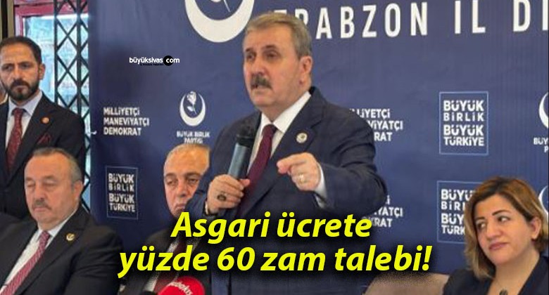 Asgari ücrete yüzde 60 zam talebi!