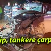 Cip, tankere çarptı