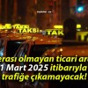 Kamerası olmayan ticari araçlar 1 Mart 2025 itibarıyla trafiğe çıkamayacak!