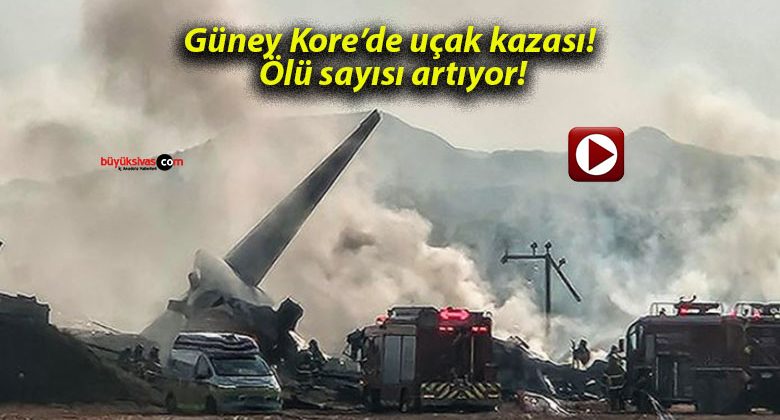 Güney Kore’de uçak kazası! Ölü sayısı artıyor!