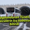 Yağdonduran Tüneli, sürücülerin kış kabusunu bitirdi