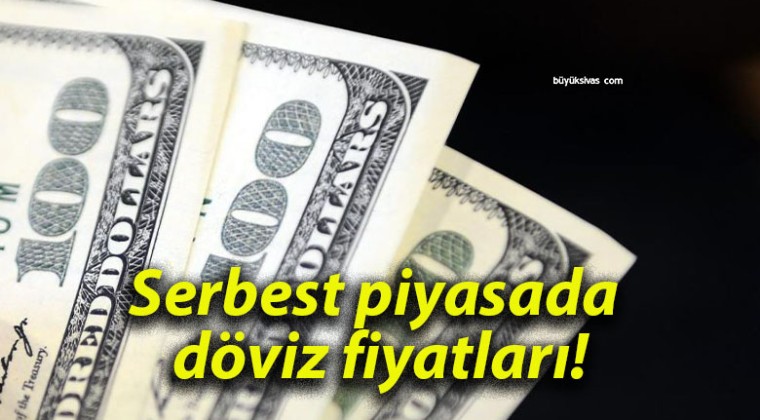 Serbest piyasada döviz fiyatları!