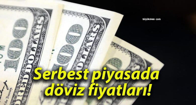 Serbest piyasada döviz fiyatları!