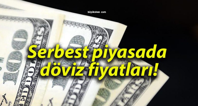 Serbest piyasada döviz fiyatları!