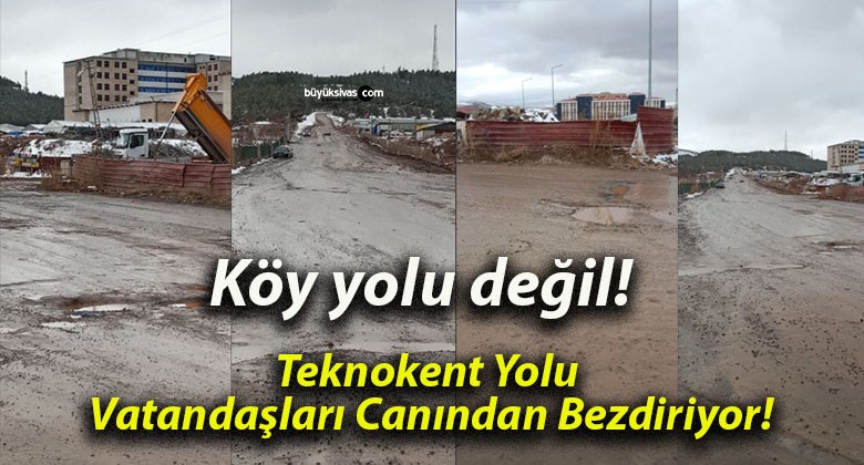 Teknokent Yolu Vatandaşları Canından Bezdiriyor!