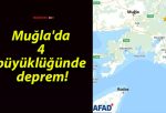 Muğla’da 4 büyüklüğünde deprem!