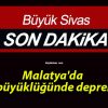 Malatya’da 4 büyüklüğünde deprem!