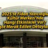 2025’te Fidan Yazıcıoğlu Kültür Merkezi’nde Hangi Etkinlikler Var? İşte Merak Edilen Detaylar!”