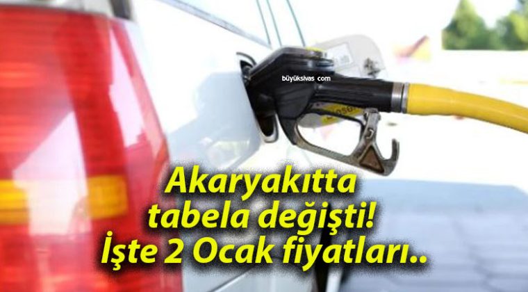 Akaryakıtta tabela değişti! İşte 2 Ocak fiyatları..