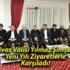 Sivas Valisi Yılmaz Şimşek Yeni Yılı Ziyaretlerle Karşıladı!