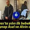 Sivas’ta yılın ilk bebekleri Zeynep Asel ve Alvin oldu!