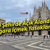 O Şehirde Açık Alanda Sigara İçmek Yasaklandı