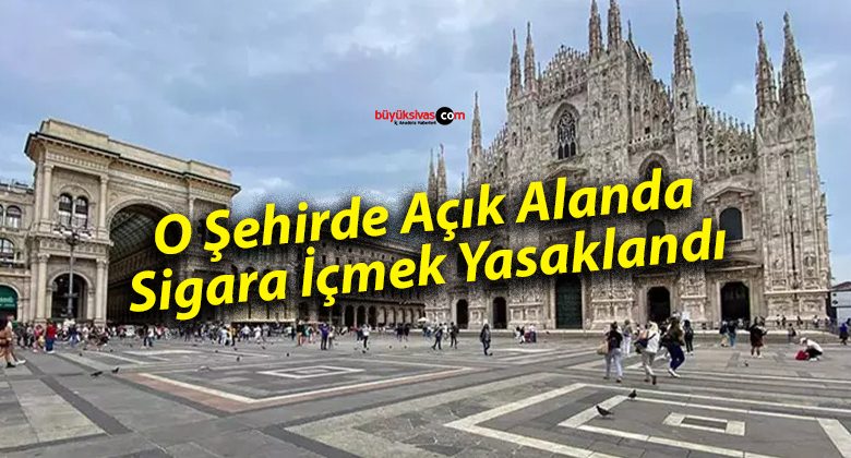 O Şehirde Açık Alanda Sigara İçmek Yasaklandı