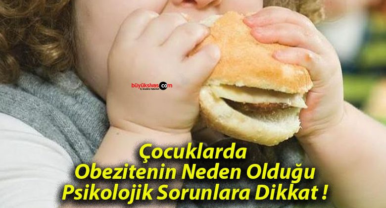 Çocuklarda Obezitenin Neden Olduğu Psikolojik Sorunlara Dikkat !