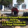 Plan Proje ve İnşaat Müdürlüğü 2024’te 1.5 Milyar TL Bütçe ile 212 Proje Tamamladı!